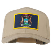 State of Michigan Embroidered Patch Cap