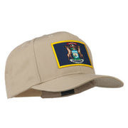 State of Michigan Embroidered Patch Cap