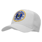 United States Air Force Circular Patched Cotton Mesh Cap