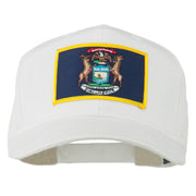 State of Michigan Embroidered Patch Cap