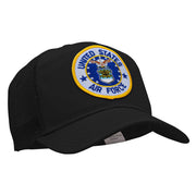 United States Air Force Circular Patched Cotton Mesh Cap