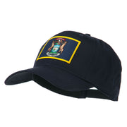 State of Michigan Embroidered Patch Cap