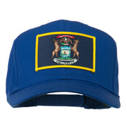 State of Michigan Embroidered Patch Cap