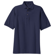 Men's Big Size Port Authority Heavyweight Cotton Pique Polo T-Shirt