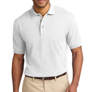 Men's Port Authority Heavyweight Cotton Pique Polo T-Shirt