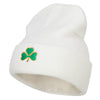 St Patrick's Three Clover Embroidered Long Beanie