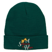 Season of Hope Embroidered Long Beanie