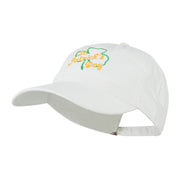 St Patrick's Day Clover Embroidered Cap