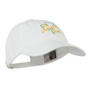 St Patrick's Day Clover Embroidered Cap