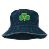 Saint Patrick's Day Clover Embroidered Bucket Hat