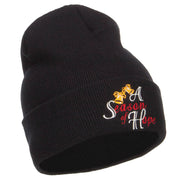 Season of Hope Embroidered Long Beanie