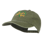 St Patrick's Day Clover Embroidered Cap