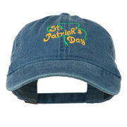 St Patrick's Day Clover Embroidered Cap