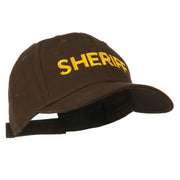 Sheriff Embroidered Low Profile Cap