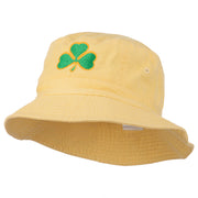 Saint Patrick's Day Clover Embroidered Bucket Hat