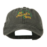 St Patrick's Day Clover Embroidered Cap