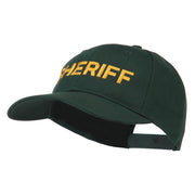 Sheriff Embroidered Low Profile Cap