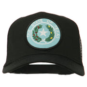 Texas State Seal Patched Cotton Twill Mesh Cap