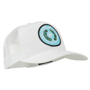 Texas State Seal Patched Cotton Twill Mesh Cap