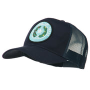 Texas State Seal Patched Cotton Twill Mesh Cap