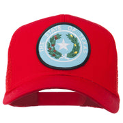 Texas State Seal Patched Cotton Twill Mesh Cap