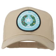 Texas State Seal Patched Cotton Twill Mesh Cap