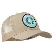 Texas State Seal Patched Cotton Twill Mesh Cap