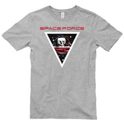 Space Force Skull Designed Unisex Short Sleeve Cotton Jersey T-Shirt