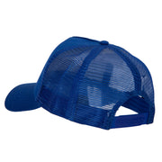 Sports Kayak Design Heat Transfer Solid Cotton Twill 5 Panel Mesh Cap