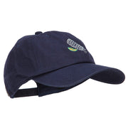 Salt and Lime Embroidered Unstructured Cap