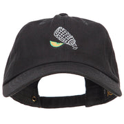 Salt and Lime Embroidered Unstructured Cap