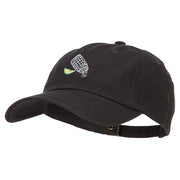 Salt and Lime Embroidered Unstructured Cap