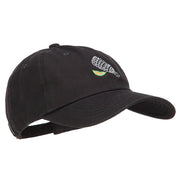 Salt and Lime Embroidered Unstructured Cap