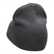 Spanish Rider Embroidered Short Knitted Beanie