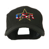 USA Logo with Star Embroidered Cap