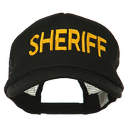 Sheriff Embroidered Foam Front Mesh Back Cap