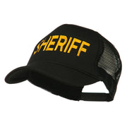 Sheriff Embroidered Foam Front Mesh Back Cap