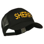 Sheriff Embroidered Foam Front Mesh Back Cap