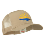 Sunrise Embroidered Mesh Back Cap