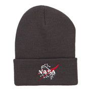 NASA Logo Embroidered Long Beanie