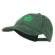 Shamrock Embroidered Washed Cap