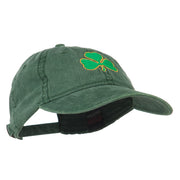 Shamrock Embroidered Washed Cap