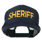 Sheriff Embroidered Foam Front Mesh Back Cap