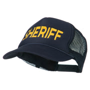 Sheriff Embroidered Foam Front Mesh Back Cap