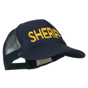 Sheriff Embroidered Foam Front Mesh Back Cap