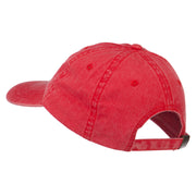 Salmon Squid Rig Embroidered Washed Cap