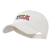 USA Logo with Star Embroidered Cap