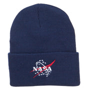 NASA Logo Embroidered Long Beanie