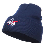 NASA Logo Embroidered Long Beanie