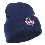 NASA Logo Embroidered Long Beanie